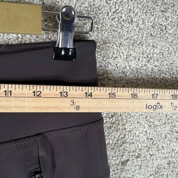 Athleta Stellar Leggings Small‎ Tall High Rise Zip Pockets Anthracite Grey - Picture 5 of 11